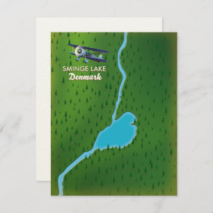 Sminge Lake Denmark travel map