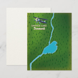 Sminge Lake Denmark travel map