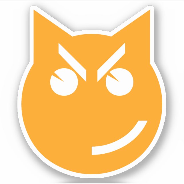 Smirking Emoji Cat (Front)