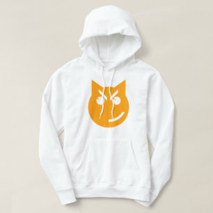Smirking Emoji Cat Hoodie