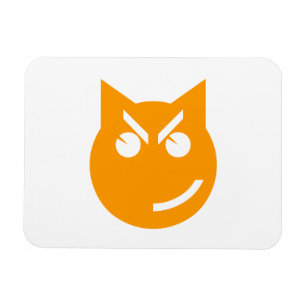 Smirking Emoji Cat Magnet