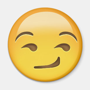 Smirking Face Emoji Magnet
