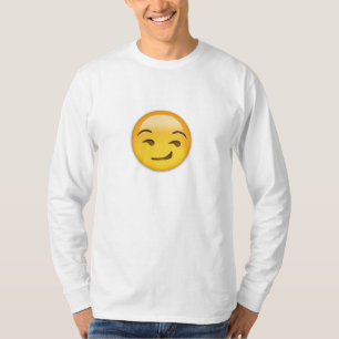 Smirking Face Emoji T-Shirt
