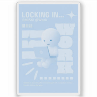Smiski Poster Sticker
