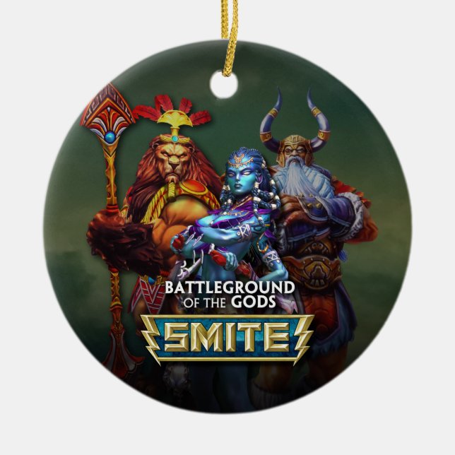 SMITE: Gods Ceramic Tree Decoration (Front)