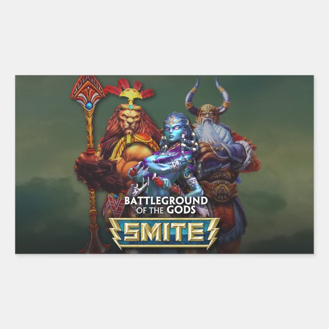 SMITE: Gods Rectangular Sticker (Front)