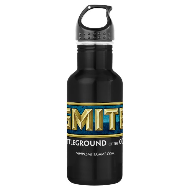 SMITE Logo Battleground of the Gods 532 Ml Water Bottle (Front)