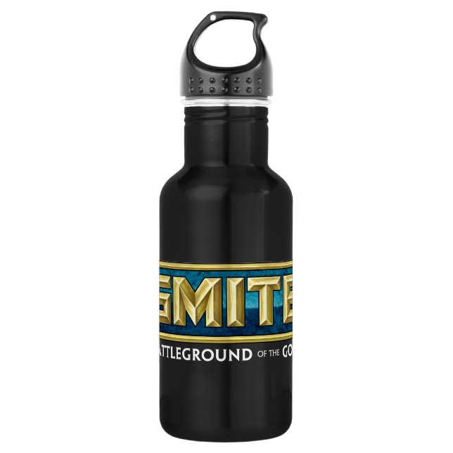 SMITE Logo Battleground of the Gods 532 Ml Water Bottle (Front)