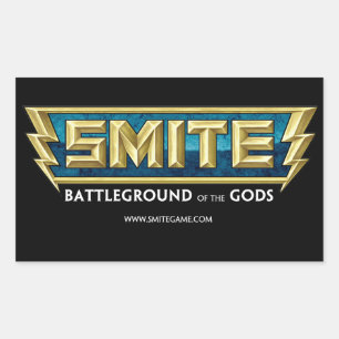 SMITE Logo Battleground of the Gods Rectangular Sticker