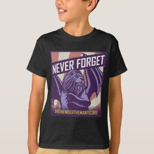 SMITE: Manticore Never Forget T-Shirt
