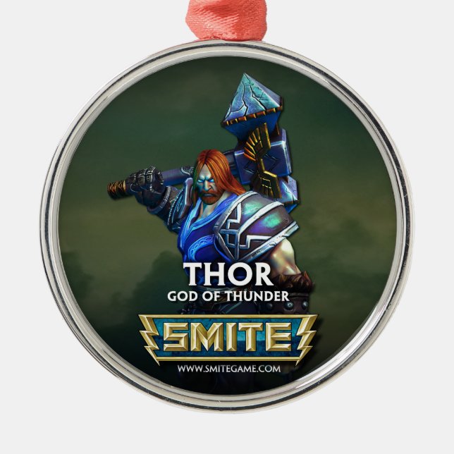 SMITE: Thor, God of Thunder Metal Tree Decoration (Front)
