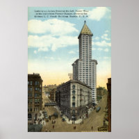 Smith Building Seattle 1915 Vintage