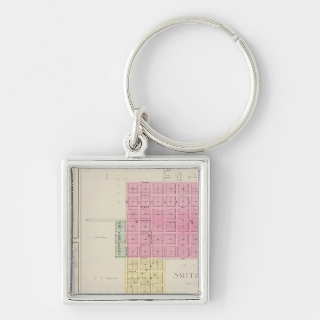Smith Centre, Gould City, Motor, Webster, Kansas Key Ring (Front)