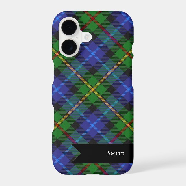 Smith Clan Scottish Tartan Plaid Pattern (Back)