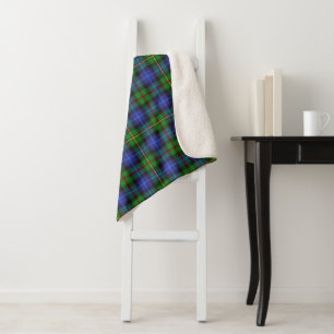Smith Clan Scottish Tartan Plaid Pattern Sherpa Blanket