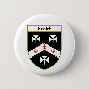Smith Coat of Arms/Family Crest 6 Cm Round Badge
