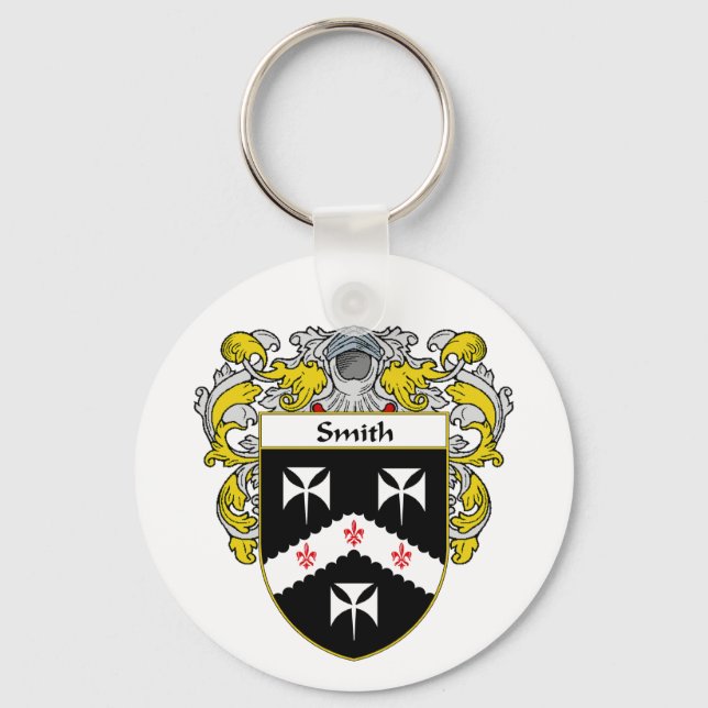 Smith Coat of Arms (Mantled) Key Ring (Front)