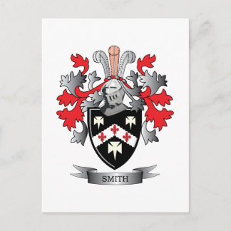 Smith Coat of Arms Postcard