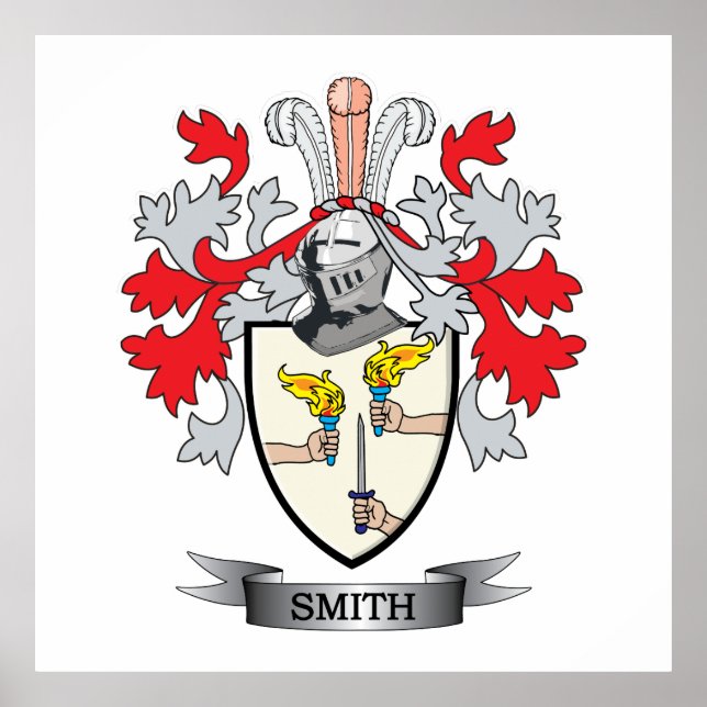 Smith Coat of Arms Poster (Front)