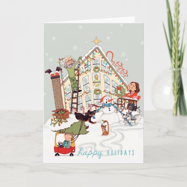 Smith - custom christmas 2013 holiday card (Front)