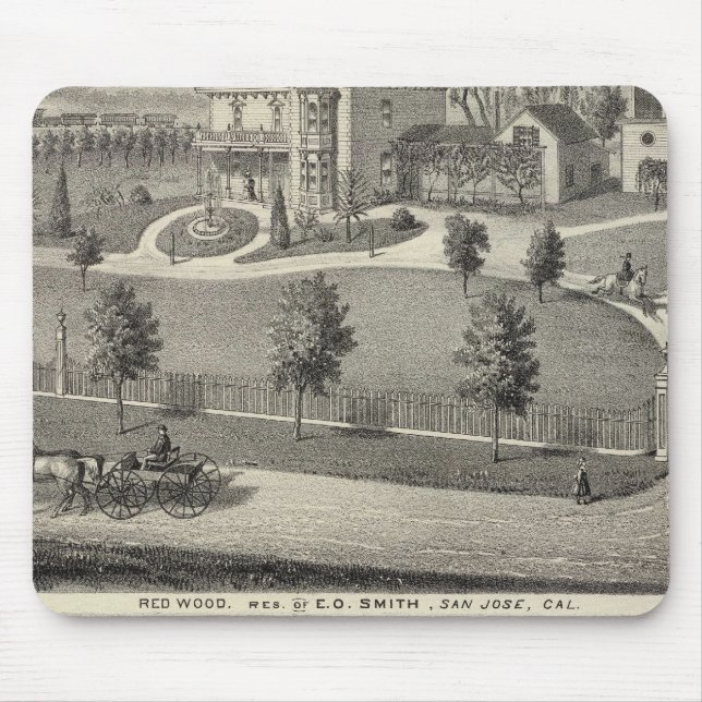 Smith, Evans residences Mouse Mat (Front)