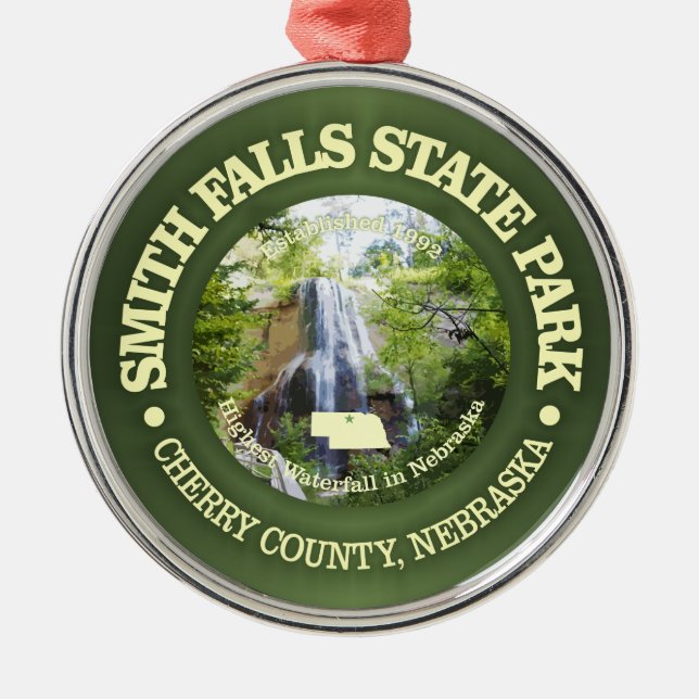Smith Falls SP Metal Tree Decoration (Front)