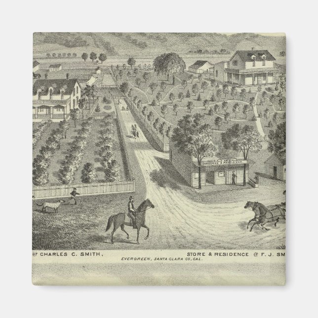 Smith, Herman residences, store Magnet (Front)