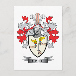 Smith-Ireland-Coat-of-Arms Postcard