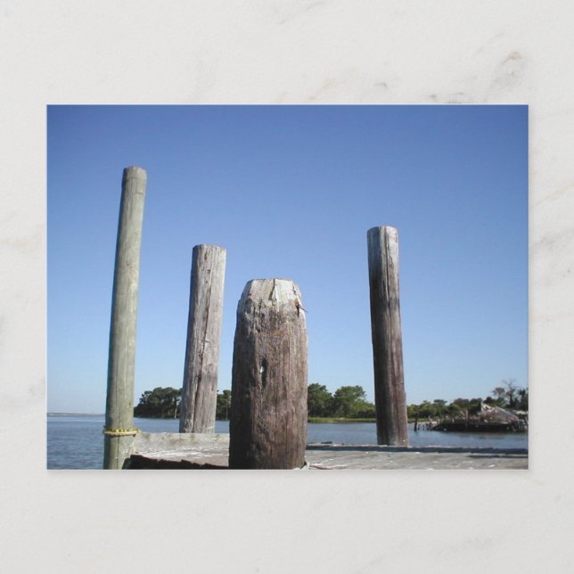 Smith Island Dock Postcard (Front)