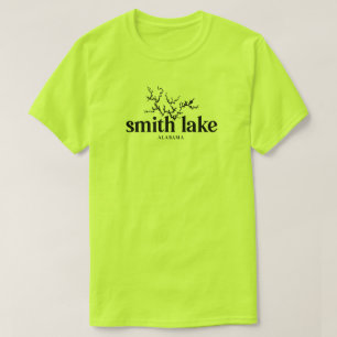 Smith Lake Alabama Map Tee