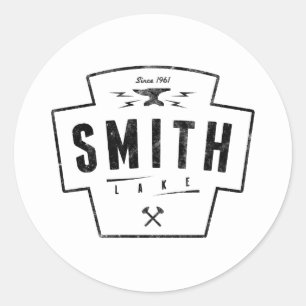 Smith Lake Classic Round Sticker