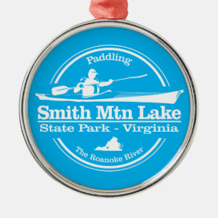 Smith Mountain Lake (SK) Metal Tree Decoration