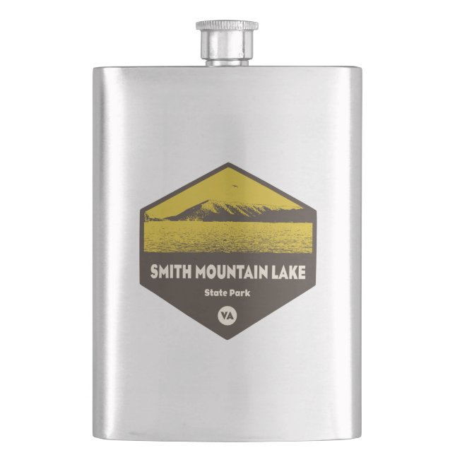 Smith Mountain Lake State Park, Virginia Hip Flask (Front)