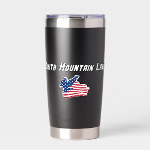 Smith Mountain Lake Virginia Patriotic Eagle Insulated Tumbler