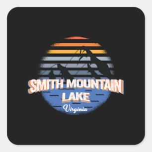 Smith Mountain Lake - Virginia - Sunset Square Sticker
