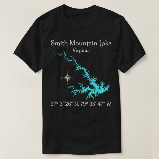 Smith Mountain Lake, Virginia  T-Shirt (Design Front)