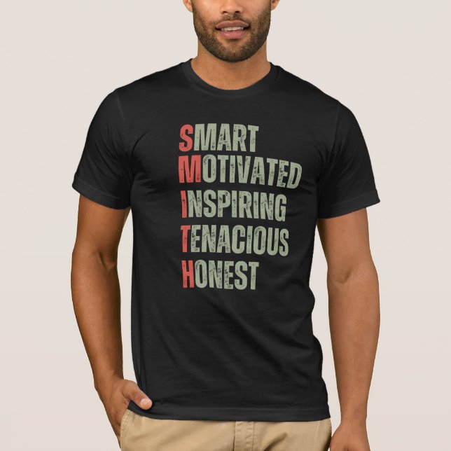SMITH - NAME/FIRST/LAST NAME T-Shirt (Front)