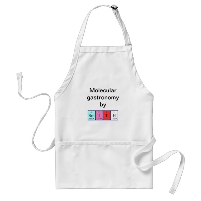 Smith periodic table name apron (Front)