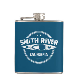 Smith River California Kayaking Hip Flask