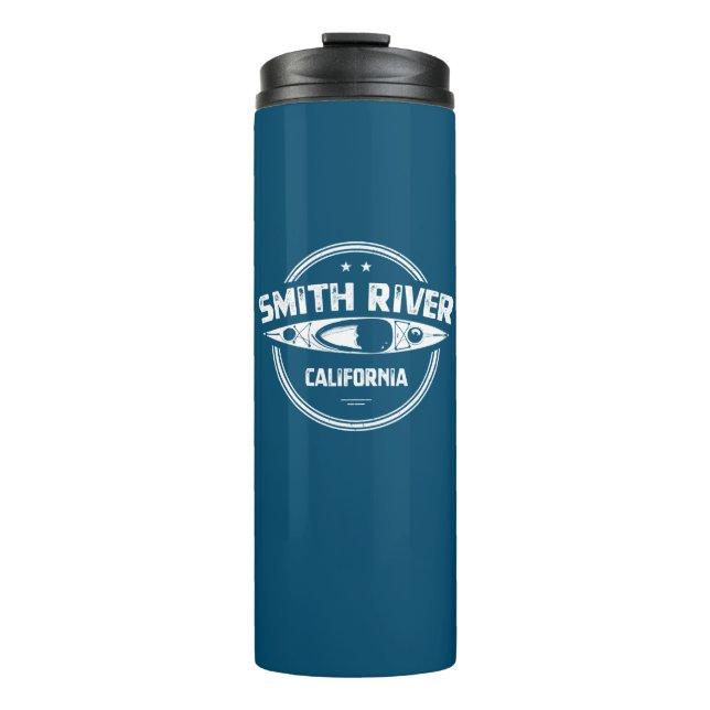 Smith River California Kayaking Thermal Tumbler (Front)