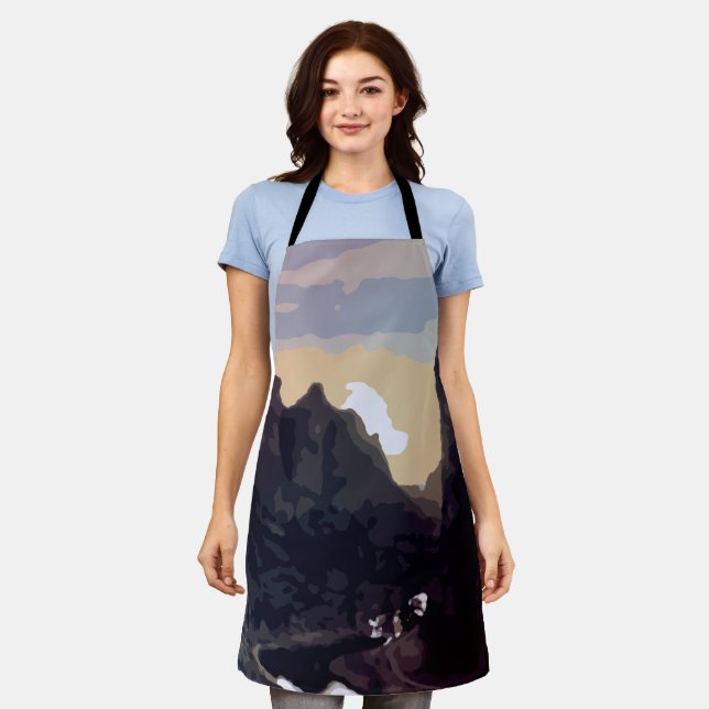 Smith Rock at Sunset Apron (Worn)