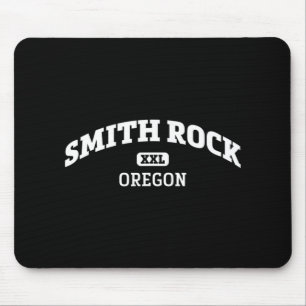Smith Rock College Style Rock Climbing Area Design Mouse Mat