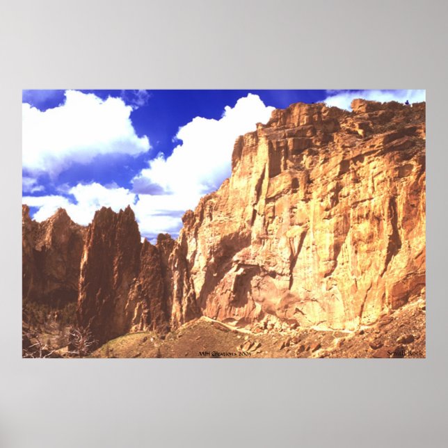 "Smith Rock" High Desert Serenity Poster (Front)