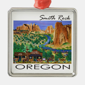 Smith Rock ~ Oregon Metal Tree Decoration