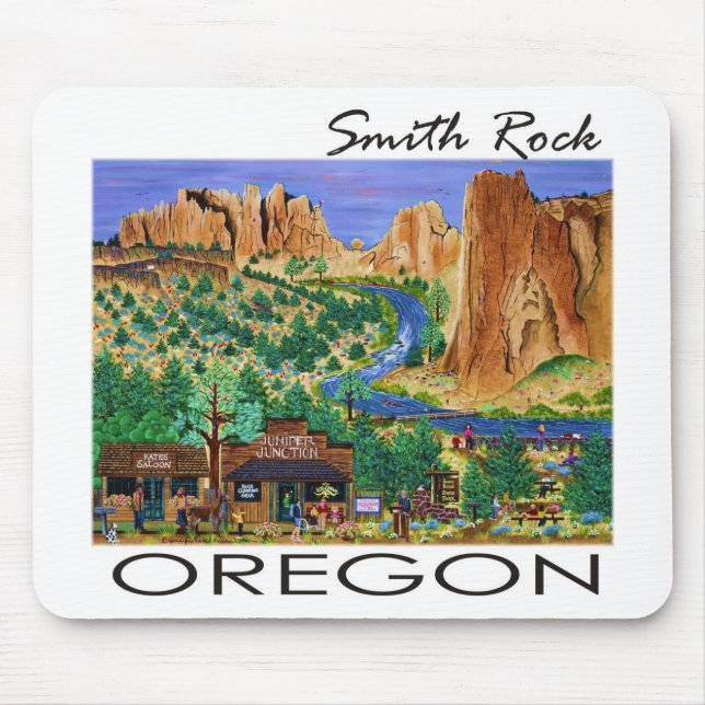 Smith Rock ~ Oregon Mouse Mat (Front)