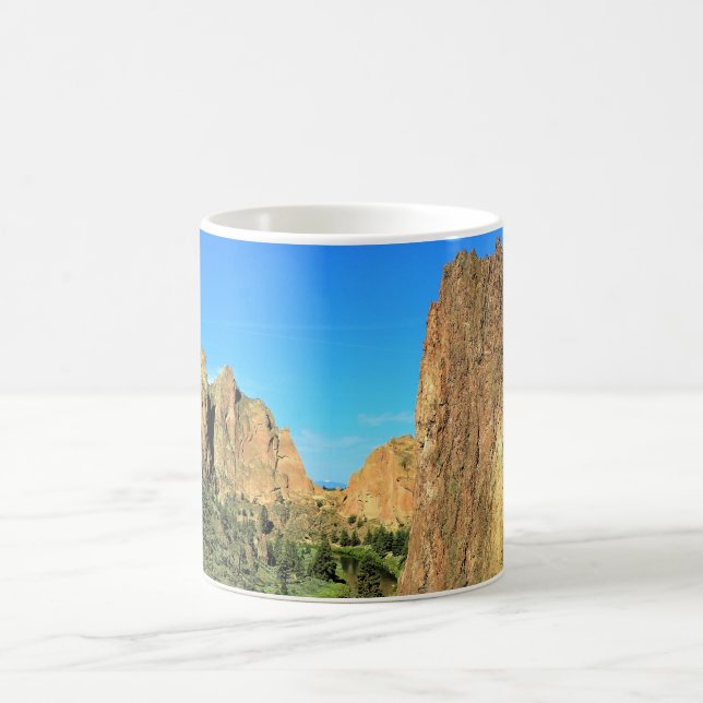 Smith Rock State Park, Oregon Coffee Mug (Center)
