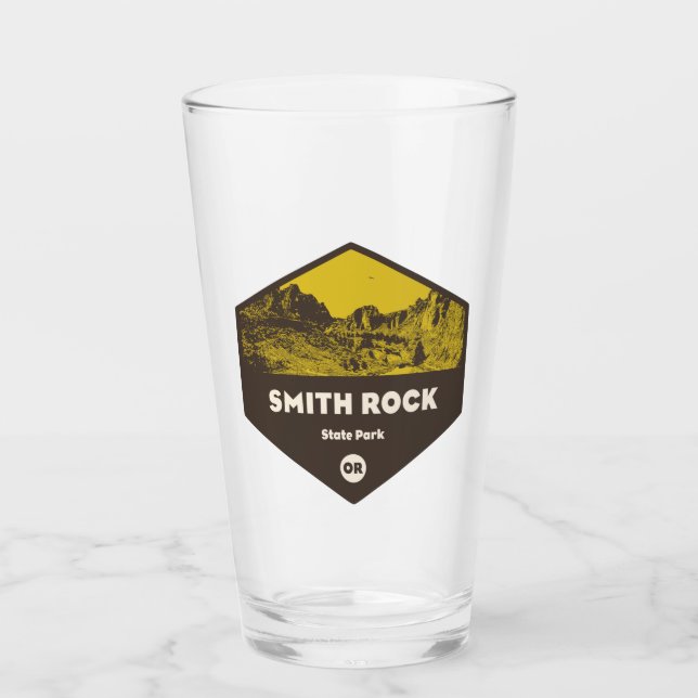 Smith Rock State Park Oregon Glass (Front)