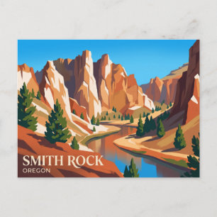 Smith Rock State Park USA Postcard
