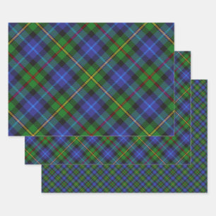 Smith Scottish Clan Tartan Plaid Pattern Wrapping Paper Sheet