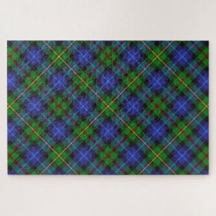 Smith Tartan Plaid Pattern Jigsaw Puzzle